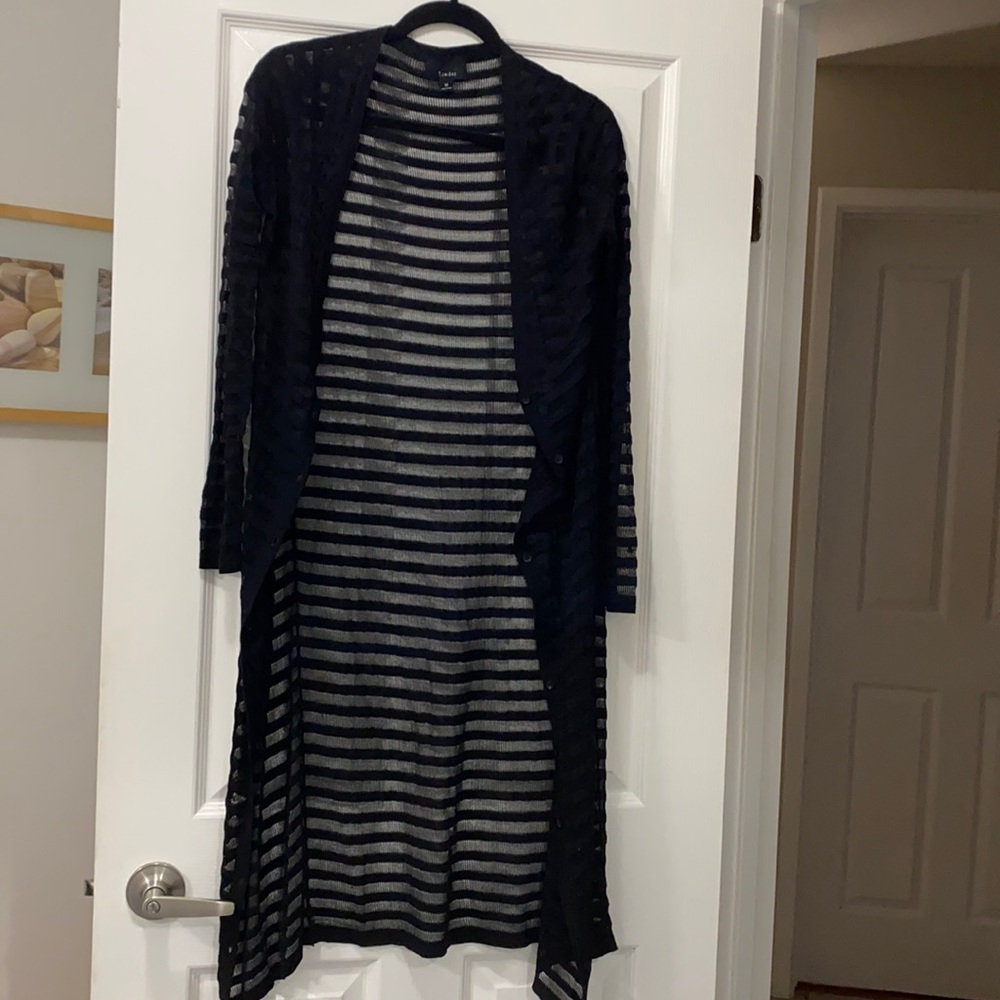 Long sheer cardigan